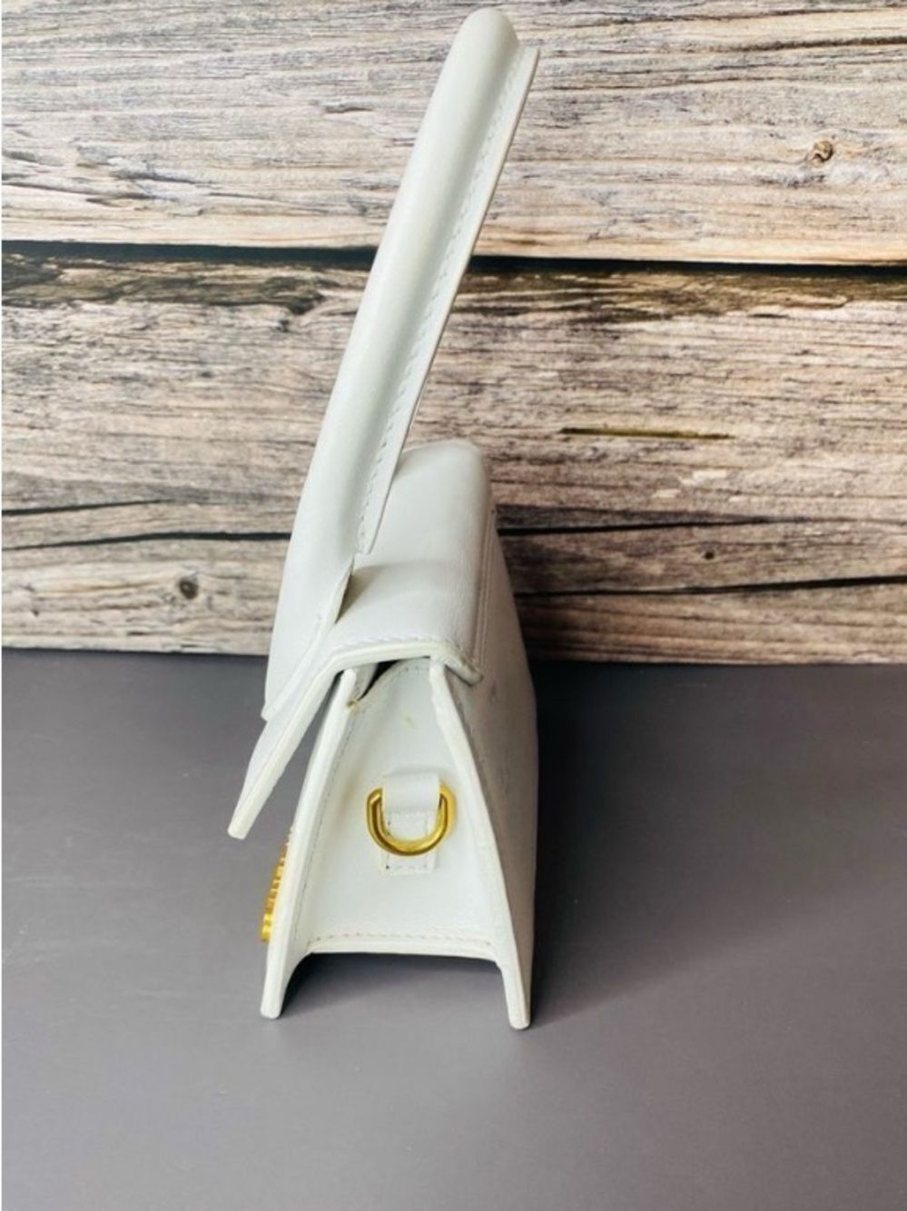 🛍️Jacquemus Authentic MINI Le Chiquito Elegant Cream/White Bag - Picture 7 of 14